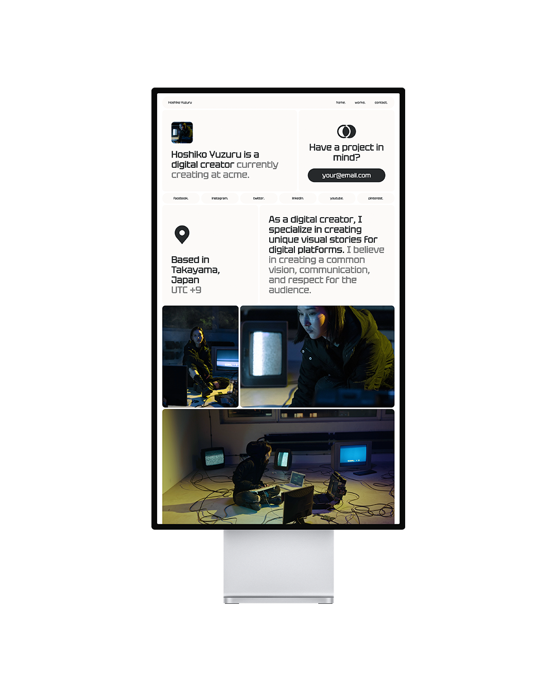 Yuzuru | Creative Freelancer Web Template